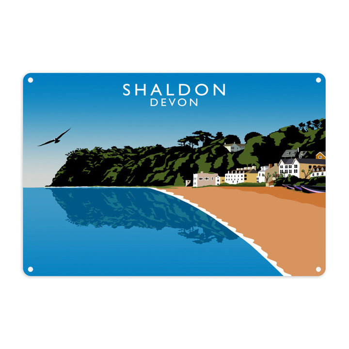 Shaldon, Devon Metal Sign