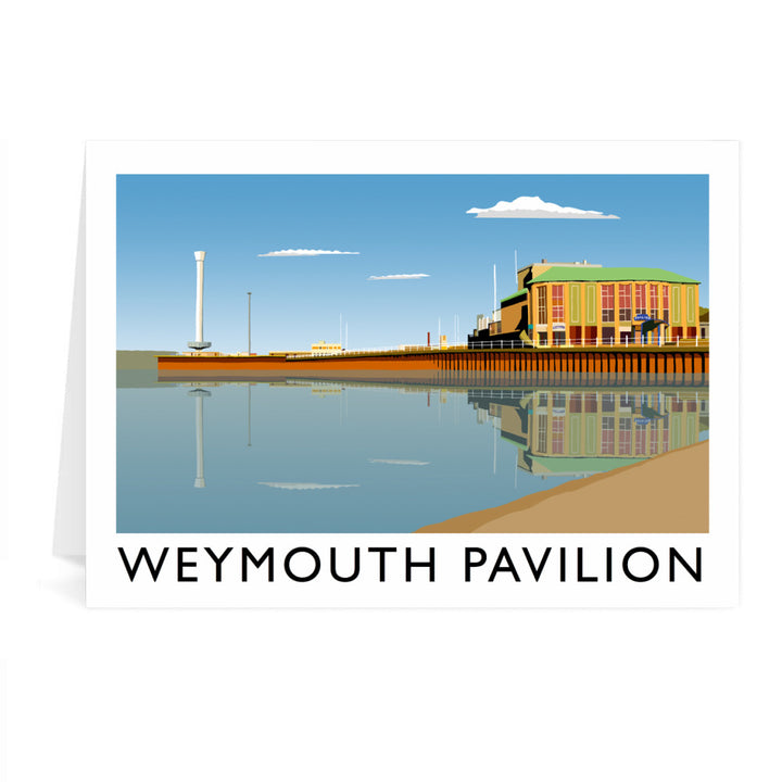 Weymouth Pavilion, Dorset Greeting Card 7x5