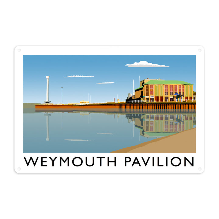 Weymouth Pavilion, Dorset Metal Sign