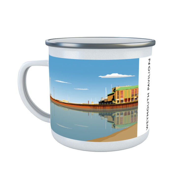 Weymouth Pavilion, Dorset Enamel Mug