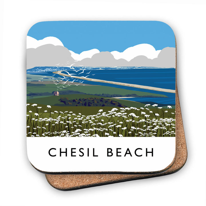 Chesil Beach, Dorset MDF Coaster