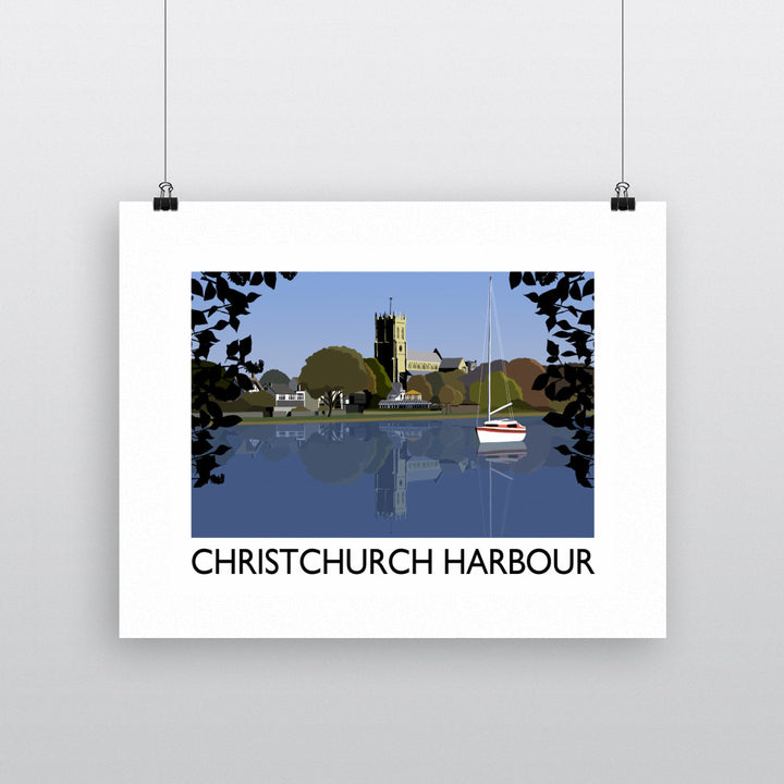 Christchurch Harbour, Dorset 90x120cm Fine Art Print