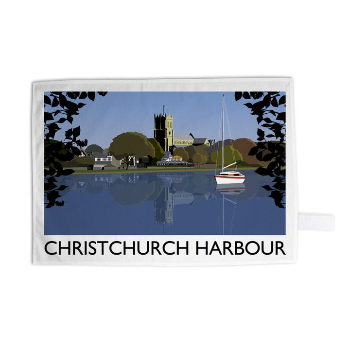 Christchurch Harbour, Dorset Tea Towel