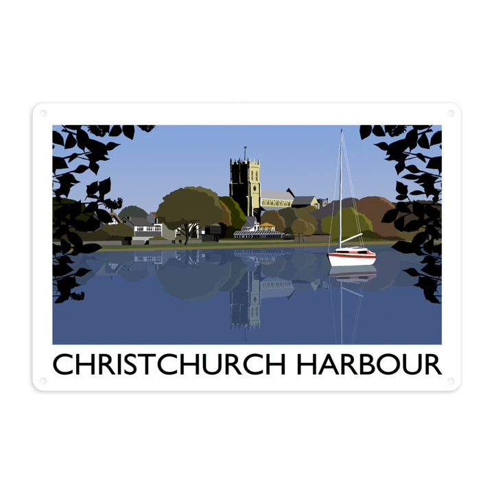 Christchurch Harbour, Dorset Metal Sign