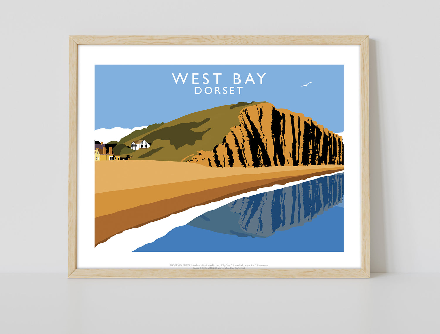 West Bay, Dorset - Art Print