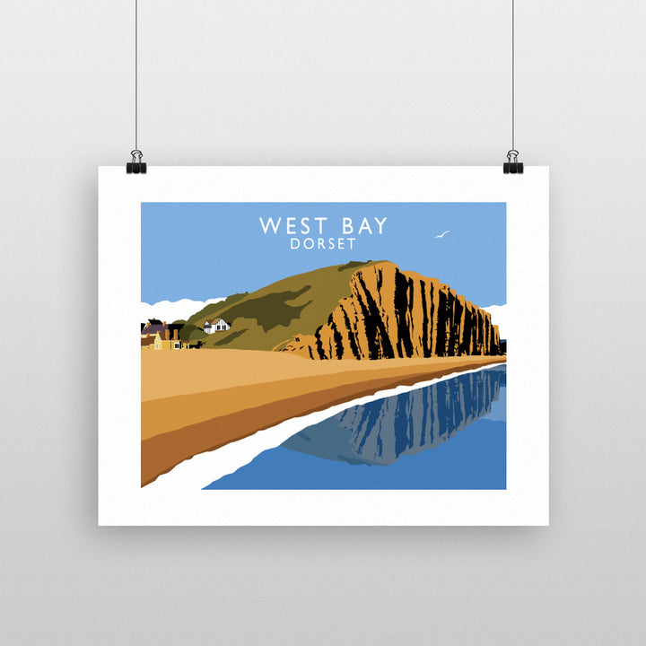 West Bay, Dorset 90x120cm Fine Art Print