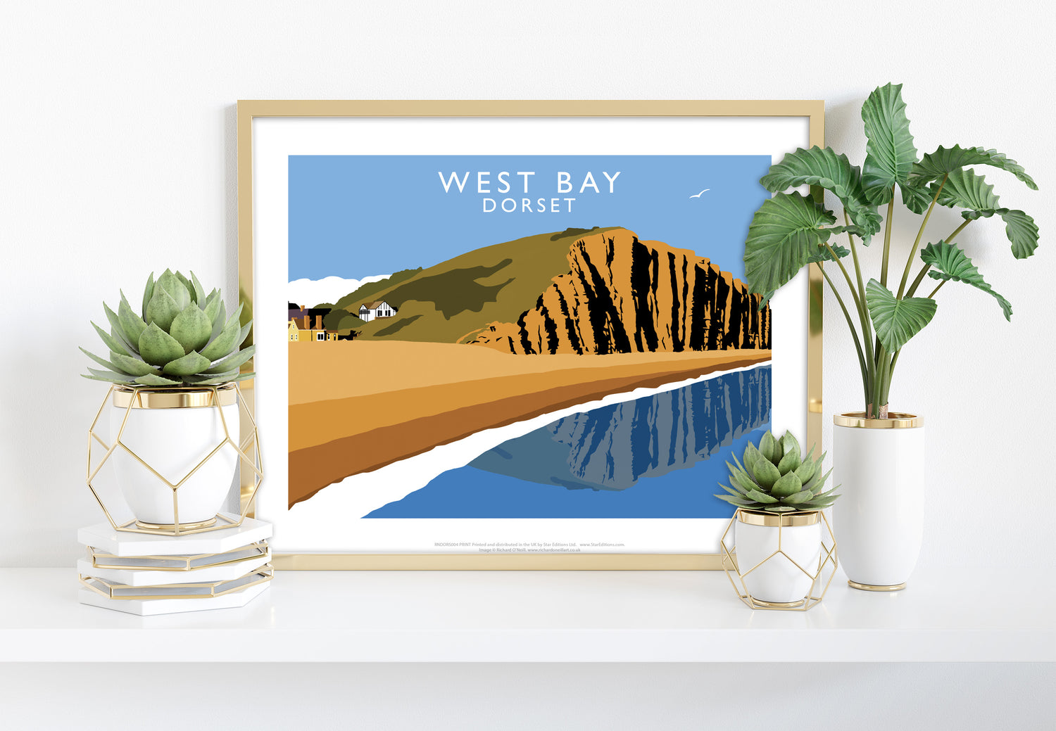 West Bay, Dorset - Art Print