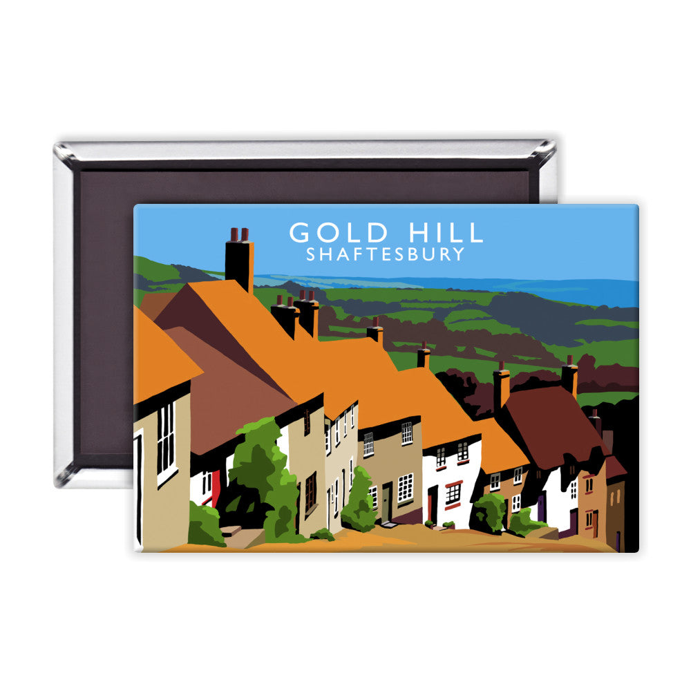 Gold Hill, Shaftesbury, Dorset Magnet