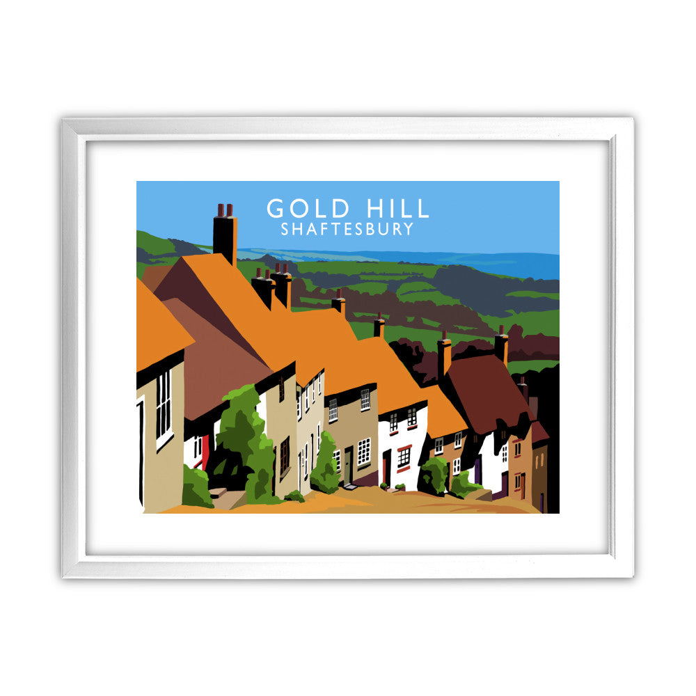 Gold Hill, Shaftesbury, Dorset - Art Print