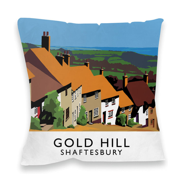 Gold Hill, Shaftesbury, Dorset Fibre Filled Cushion