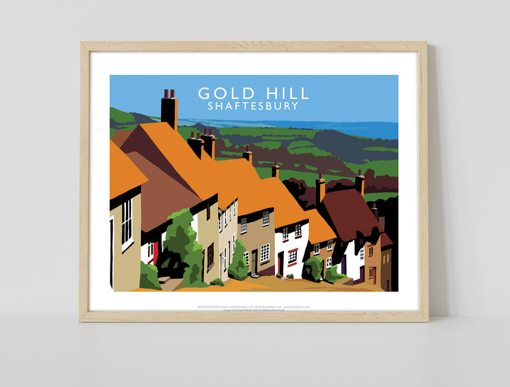 Gold Hill, Shaftesbury, Dorset - Art Print