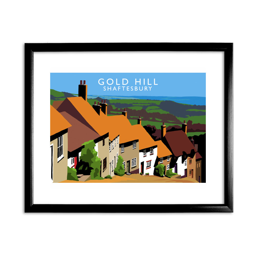Gold Hill, Shaftesbury, Dorset - Art Print