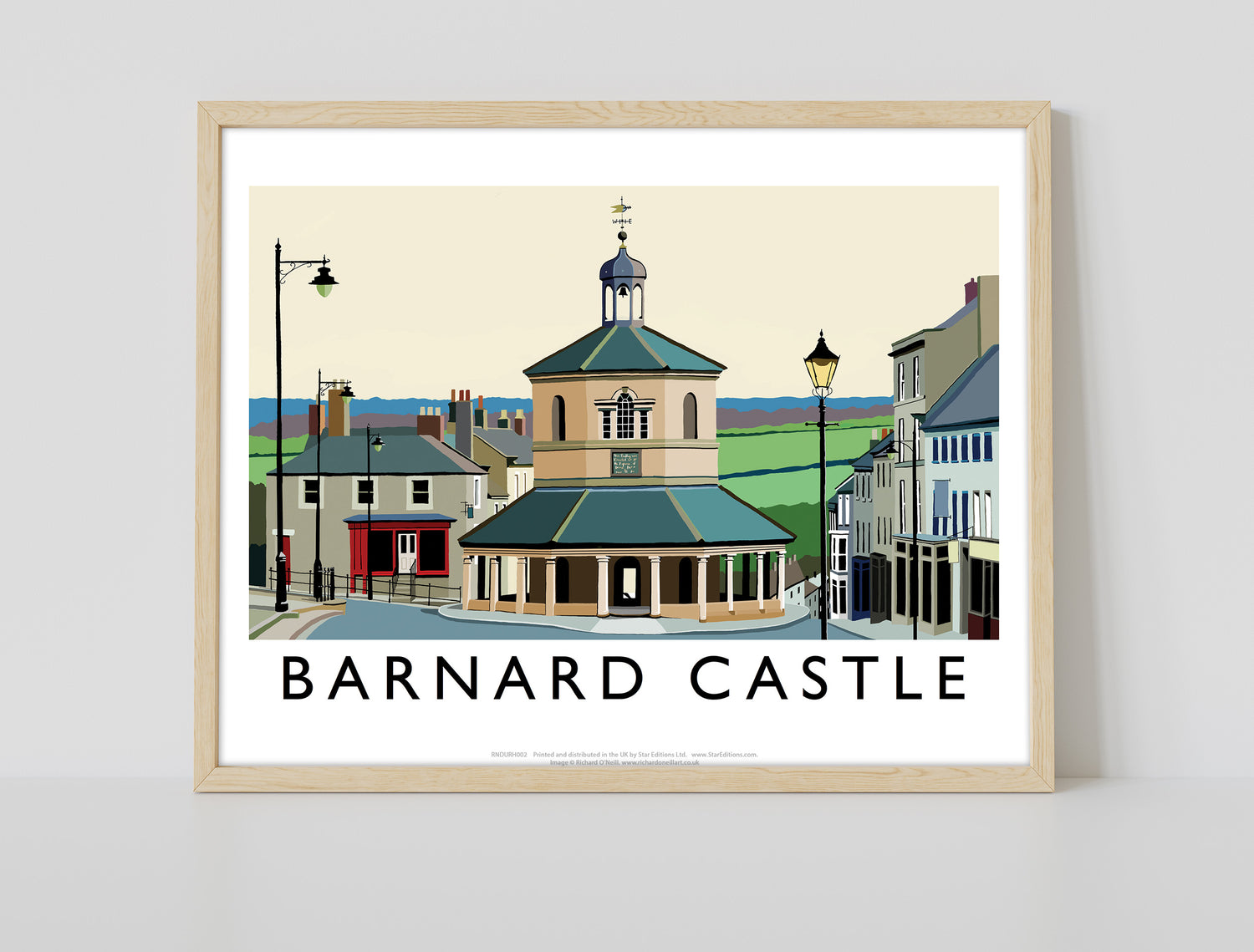 Barnard Castle, Co Durham - Art Print
