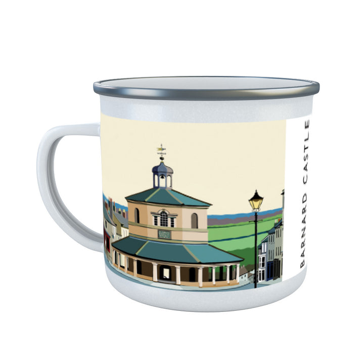 Barnard Castle, Co Durham Enamel Mug