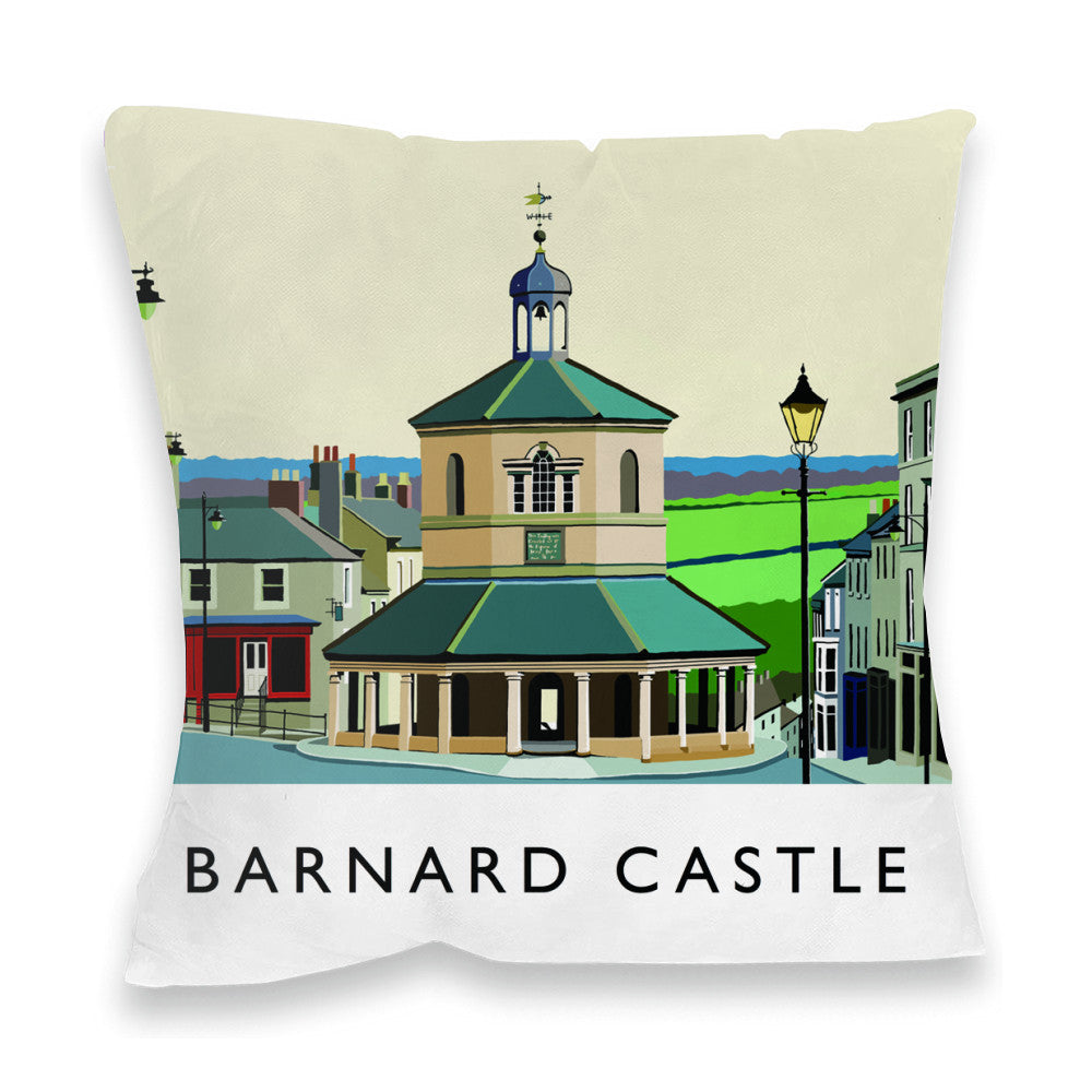 Barnard Castle, Co Durham Fibre Filled Cushion