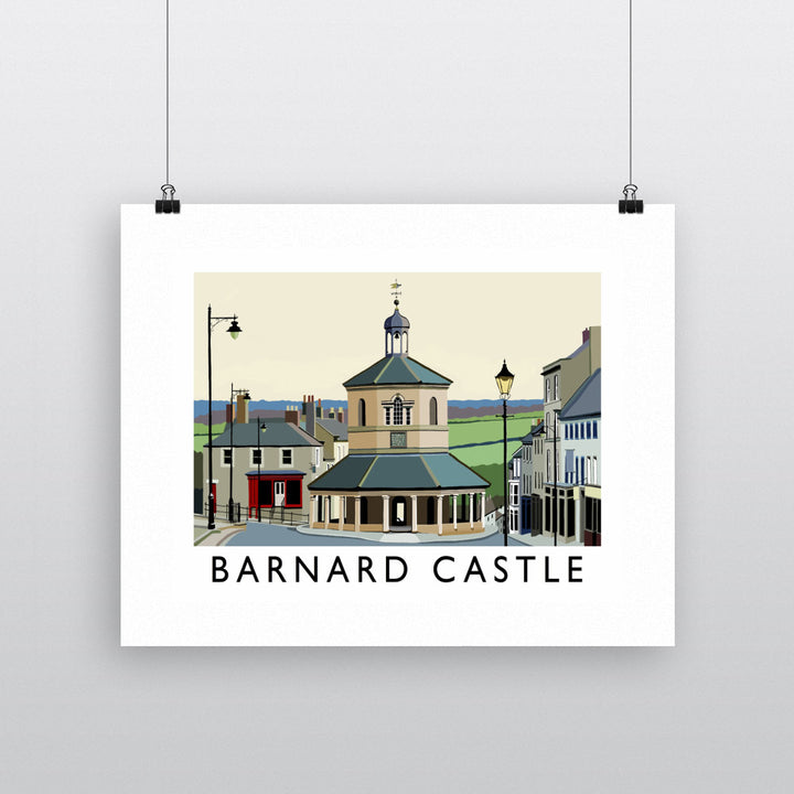 Barnard Castle, Co Durham Fine Art Print