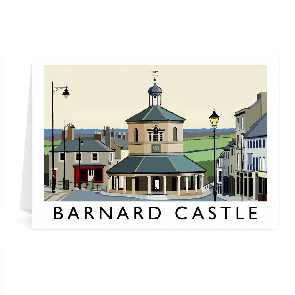 Barnard Castle, Co Durham Greeting Card 7x5