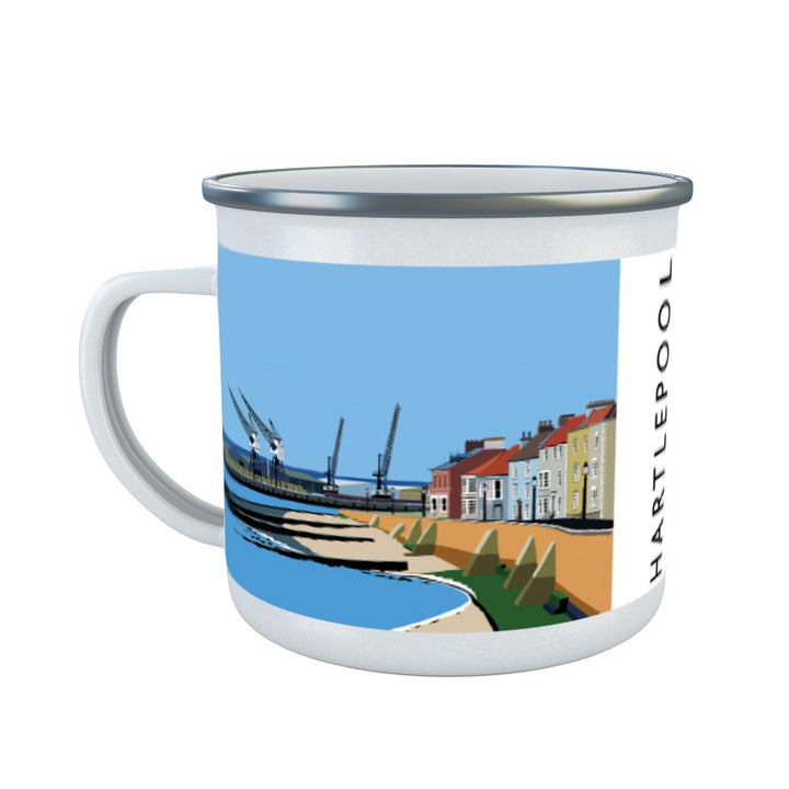 Hartlepool, Co Durham Enamel Mug