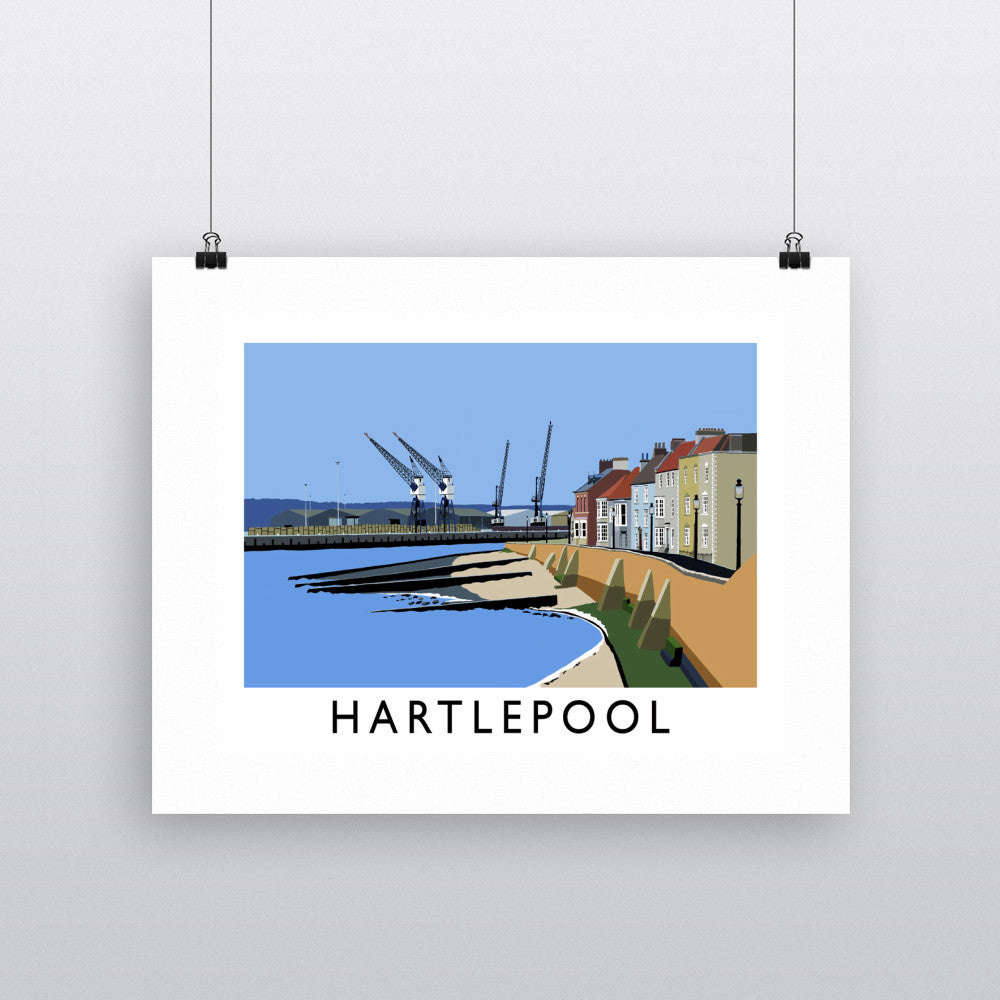 Hartlepool, Co Durham - Art Print