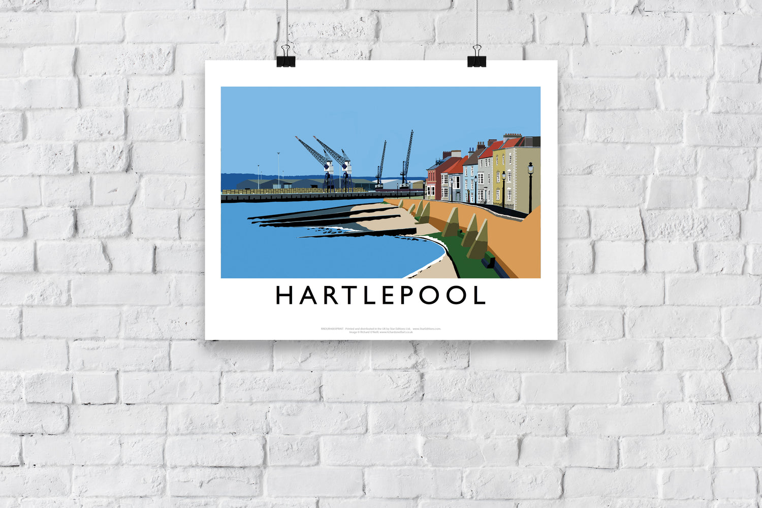 Hartlepool, Co Durham - Art Print