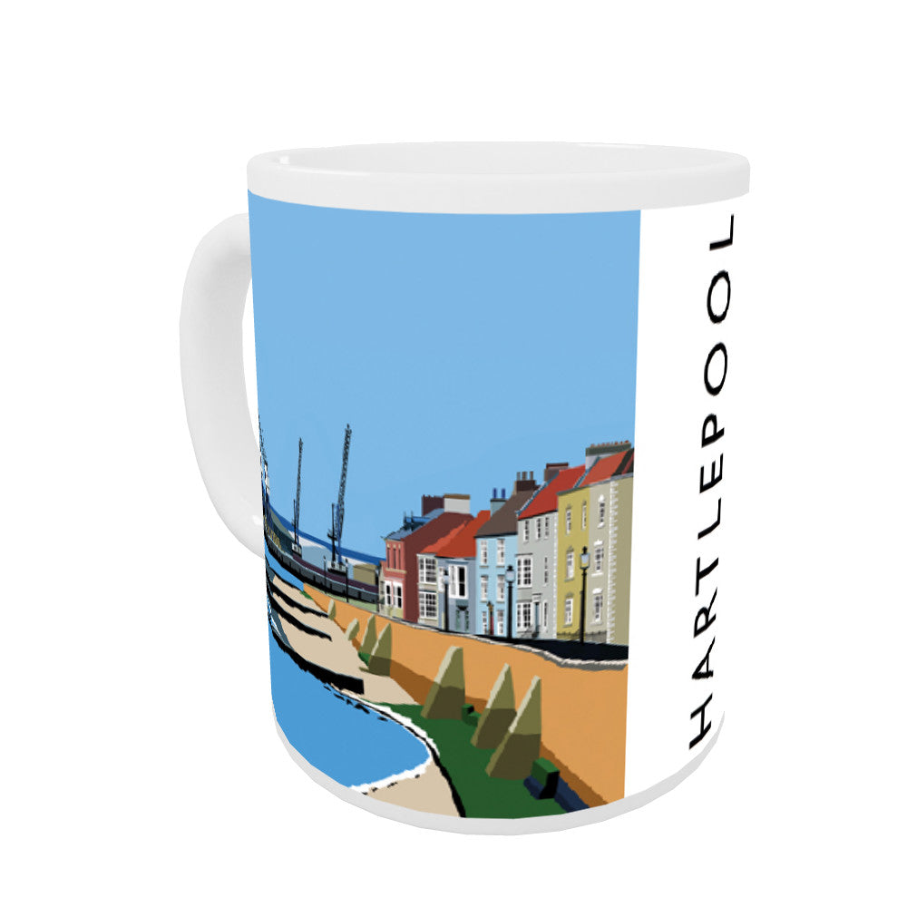 Hartlepool, Co Durham Coloured Insert Mug