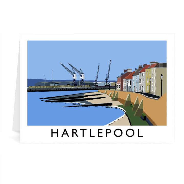 Hartlepool, Co Durham Greeting Card 7x5