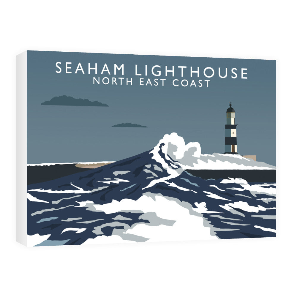 Seaham Lighthouse, North East Coast, County Durham 60cm x 80cm Canvas