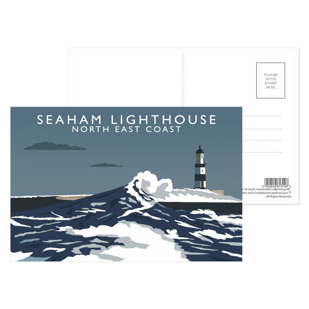 Seaham Lighthouse, North East Coast, County Durham Postcard Pack