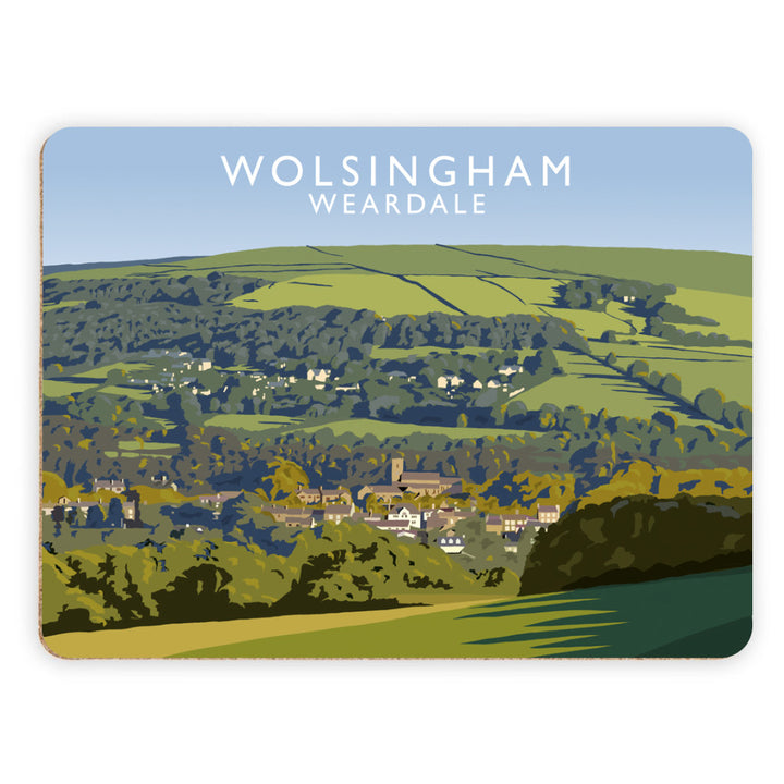 Wolsingham, Weardle, County Durham Placemat