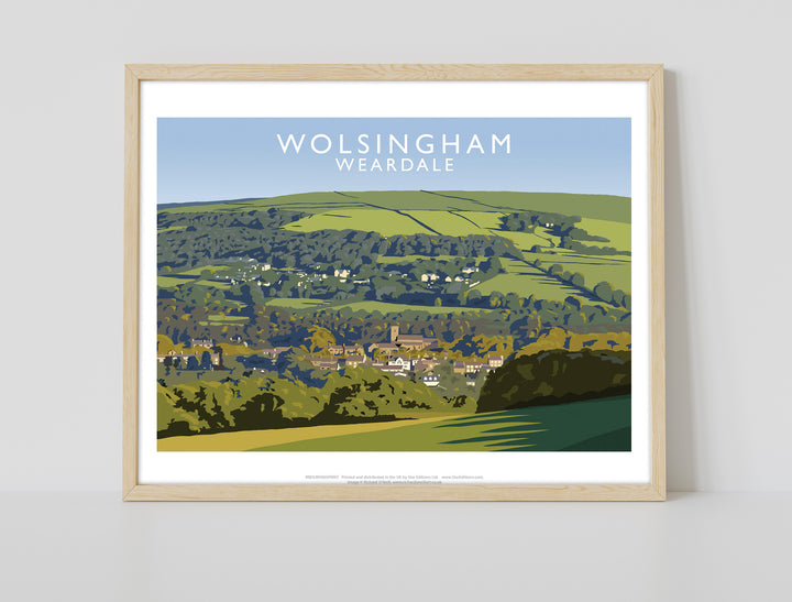 Wolsingham, Weardle, County Durham - Art Print
