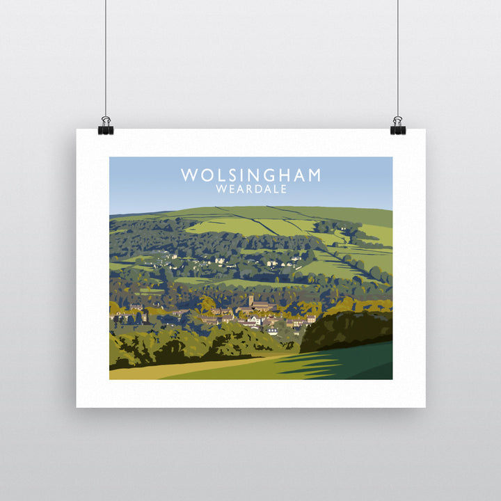 Wolsingham, Weardle, County Durham 90x120cm Fine Art Print