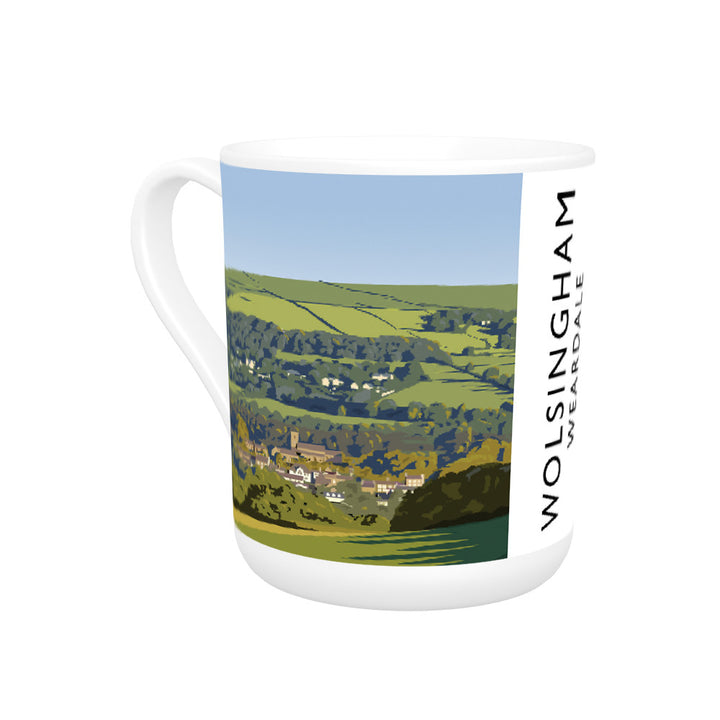 Wolsingham, Weardle, County Durham Bone China Mug