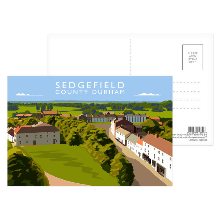 Sedgefield, County Durham Postcard Pack