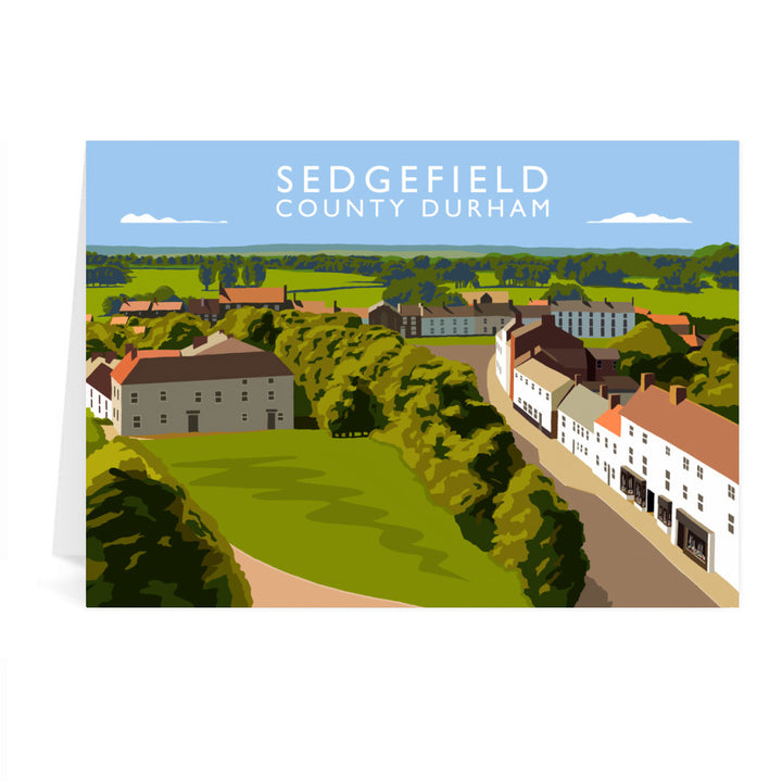 Sedgefield, County Durham Greeting Card 7x5