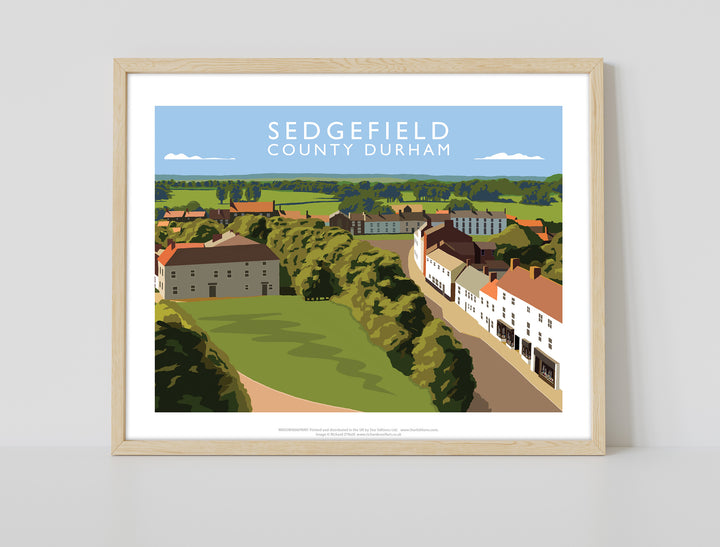 Sedgefield, County Durham - Art Print