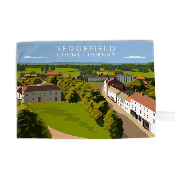 Sedgefield, County Durham Tea Towel