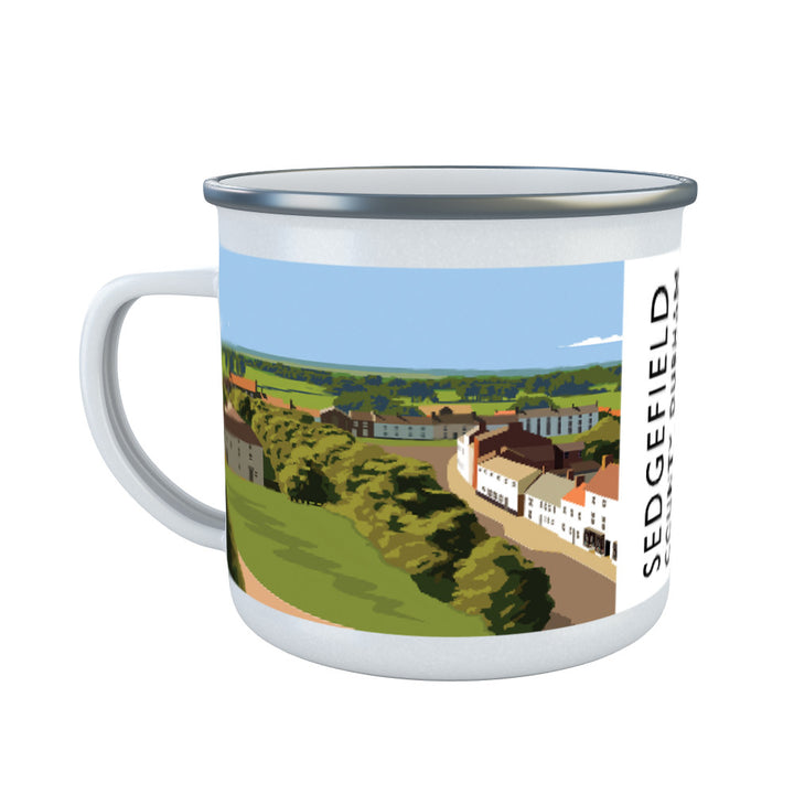 Sedgefield, County Durham Enamel Mug