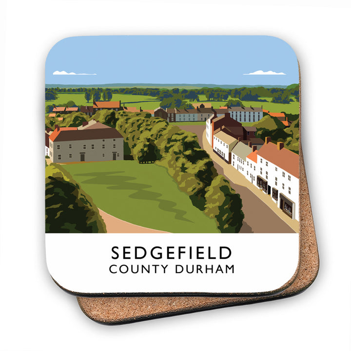 Sedgefield, County Durham MDF Coaster