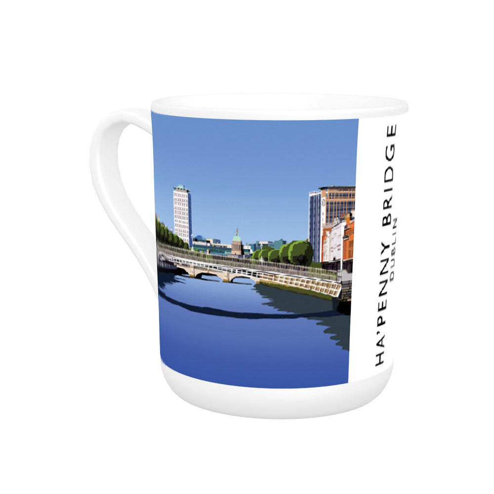 Ha'penny Bridge, Dublin, Ireland Bone China Mug