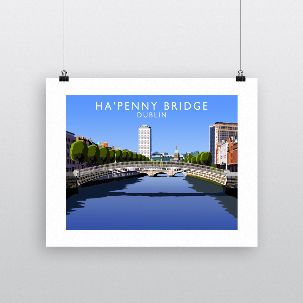 Ha'penny Bridge, Dublin, Ireland 90x120cm Fine Art Print
