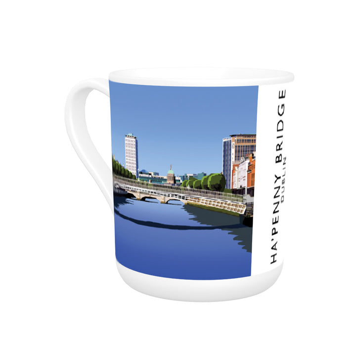 Ha'penny Bridge, Dublin, Ireland Bone China Mug