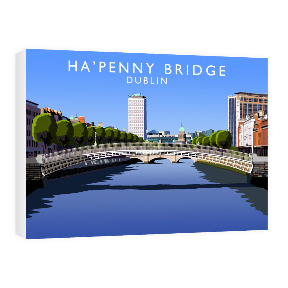 Ha'penny Bridge, Dublin, Ireland 60cm x 80cm Canvas