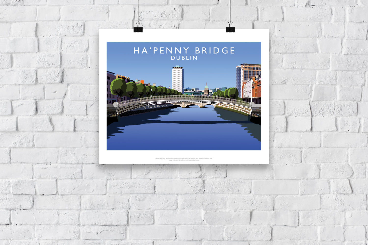 Ha'penny Bridge, Dublin, Ireland - Art Print