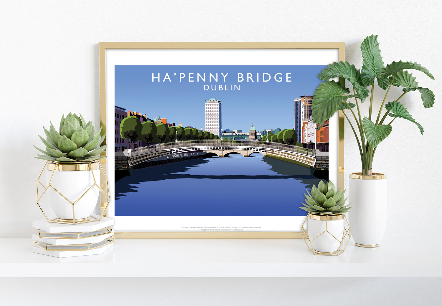 Ha'penny Bridge, Dublin, Ireland - Art Print