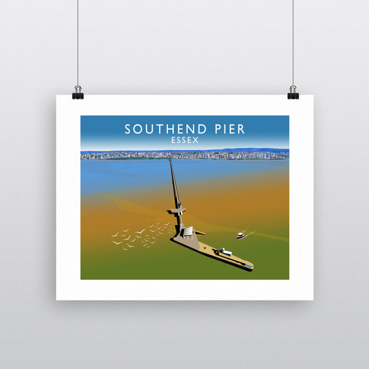 Southend Pier, Essex 90x120cm Fine Art Print
