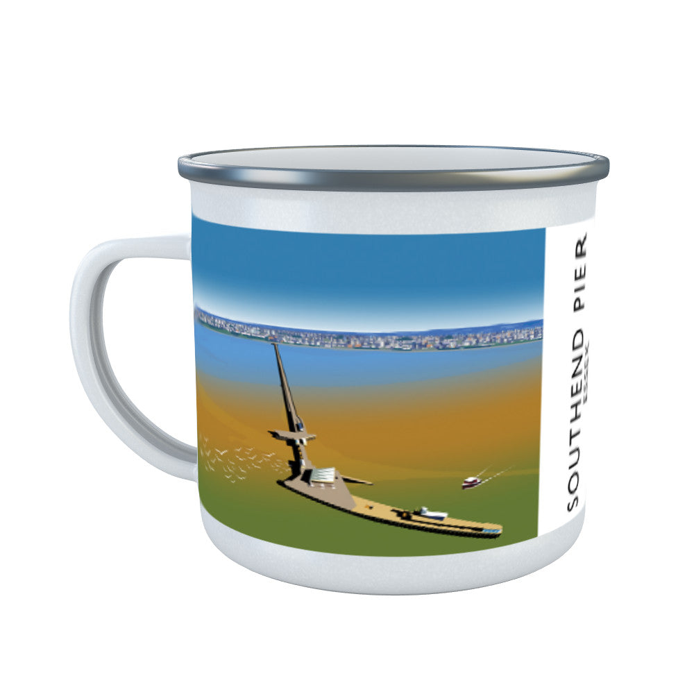 Southend Pier, Essex Enamel Mug