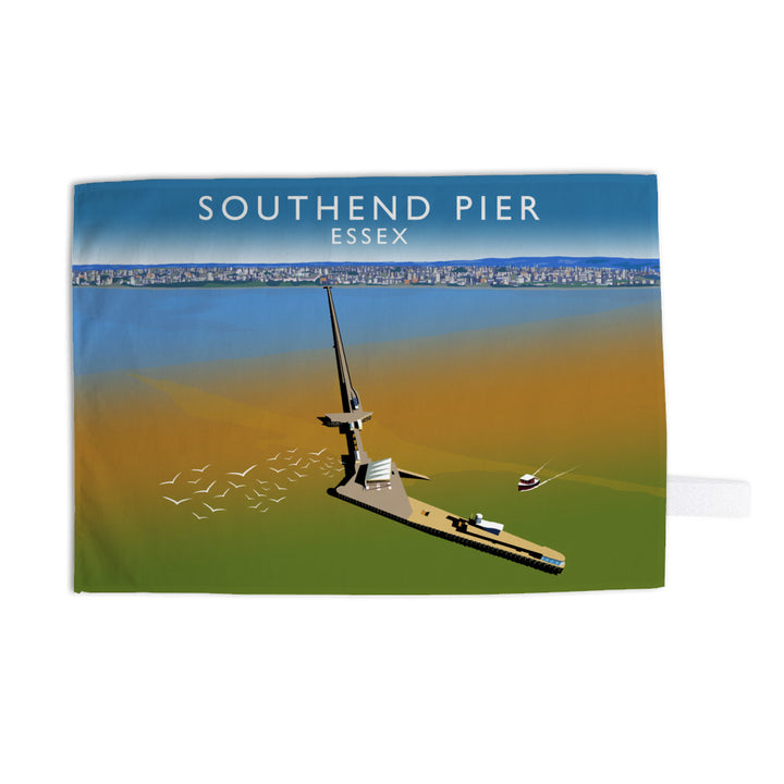 Southend Pier, Essex Tea Towel