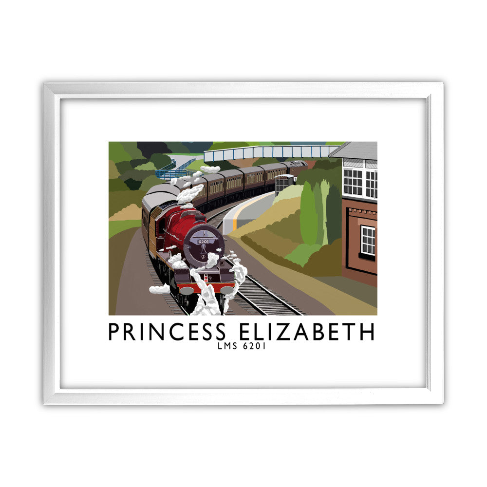The Princess Elizabeth 11x14 Framed Print (White)