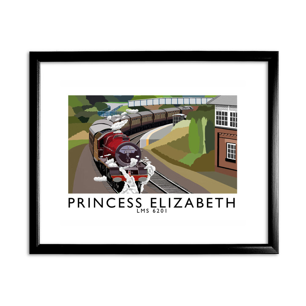 The Princess Elizabeth 11x14 Framed Print (Black)