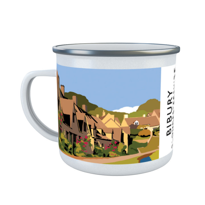 Bibury, Gloucestershire Enamel Mug